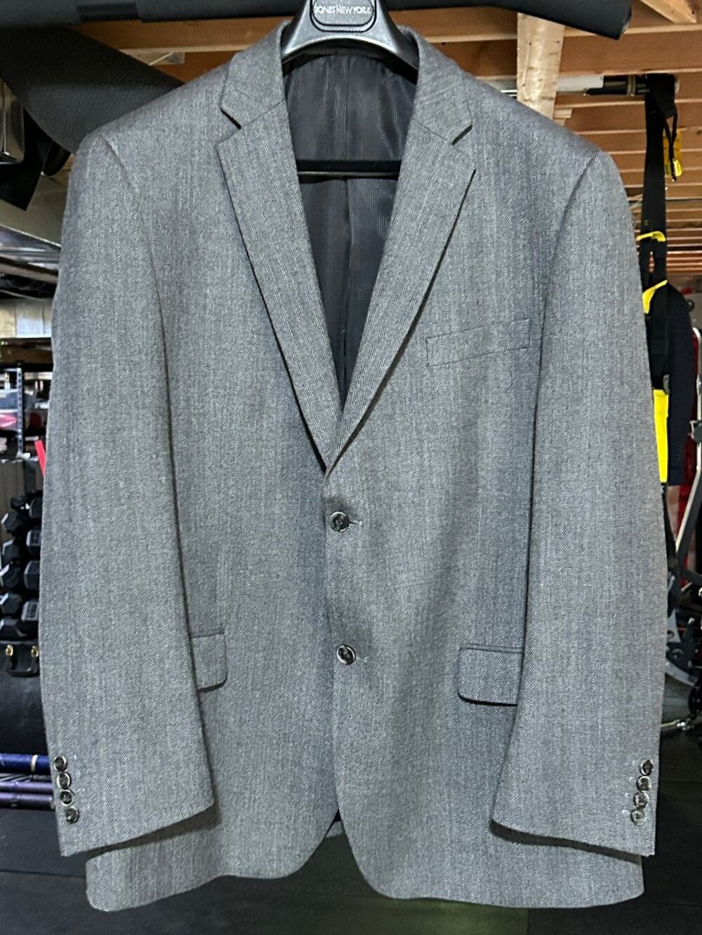 Jones New York Herringbone Blazer – Men’s 46R